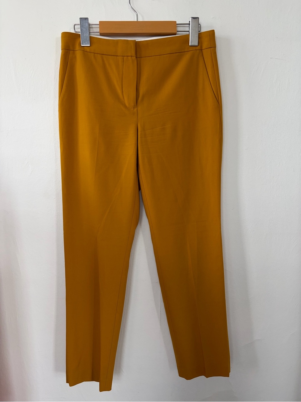 Babaton Straight Leg Pants in Mustard Yellow